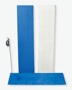 Plastic heating plate hot water